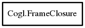 Object hierarchy for FrameClosure